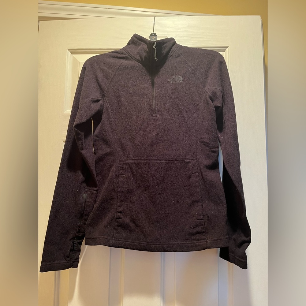 North Face fleece quarter zip